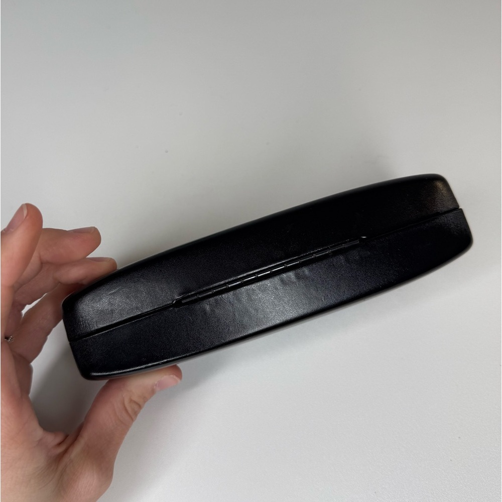 Ralph Lauren black leather sunglasses glasses protective case - Picture 7 of 9